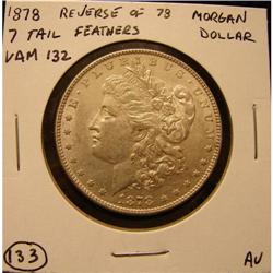 1878 U.S. MORGAN SILVER DOLLAR