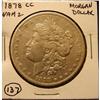 Image 1 : 1878-CC U.S. MORGAN SILVER DOLLAR