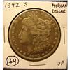 Image 1 : 1892-S U.S. MORGAN SILVER DOLLAR