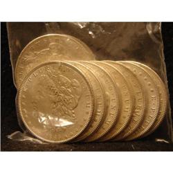 LOT OF 9 U.S. MORGAN SILVER DOLLARS