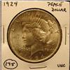 Image 1 : 1924 U.S. PEACE DOLLAR