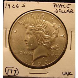 1926-S U.S. PEACE DOLLAR