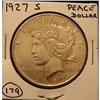 Image 1 : 1927-S U.S. PEACE DOLLAR