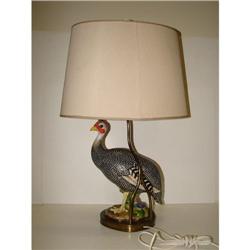 FIGURAL TURKEY LAMP