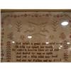 Image 2 : 19TH CENTURY NEEDLEPOINT SAMPLER