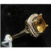Image 2 : 14KT GOLD CITRINE RING