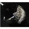 Image 2 : 14KT WHITE GOLD DIAMOND RING