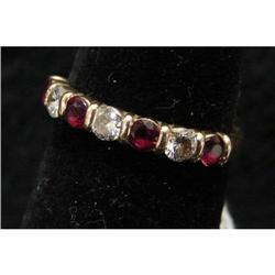 DIAMOND AND RUBY RING