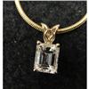 Image 3 : 14KT YELLOW GOLD DIAMOND PENDANT