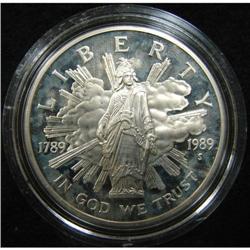 1989 U.S. BICENTENNIAL SILVER DOLLAR