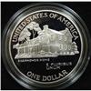 Image 2 : 1990 U.S. EISENHOWER SILVER DOLLAR