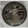 Image 2 : 1996 U.S. NATIONAL COMMUNITY SERVICE SILVER DOLLAR