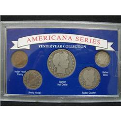 AMERICANA SERIES FIVE COIN COLLECTION
