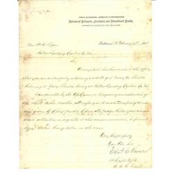 1868 MARYLAND CIVIL RIGHTS LETTER