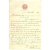 Image 1 : 1890 MARYLAND SENATE LETTER