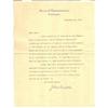 Image 1 : 1911 REPRESENTATIVE COVINGTON LETTER