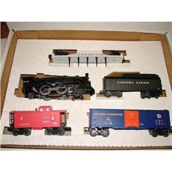LIONEL 0-27 TRAIN SET WITH BOX