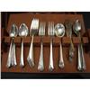 Image 2 : HEIRLOOM STERLING FLATWARE SET