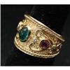 Image 2 : 14KT GOLD EMERAL FASHION RING