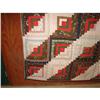 Image 2 : LOG CABIN PATTERN QUILT