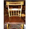Image 4 : PENNSYLVANIA PAINT DECORATED SIDE CHAIRS