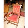 Image 2 : VICTORIAN WALNUT PLATFORM ROCKER