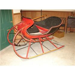 RESTORED CUTTER SLEIGH