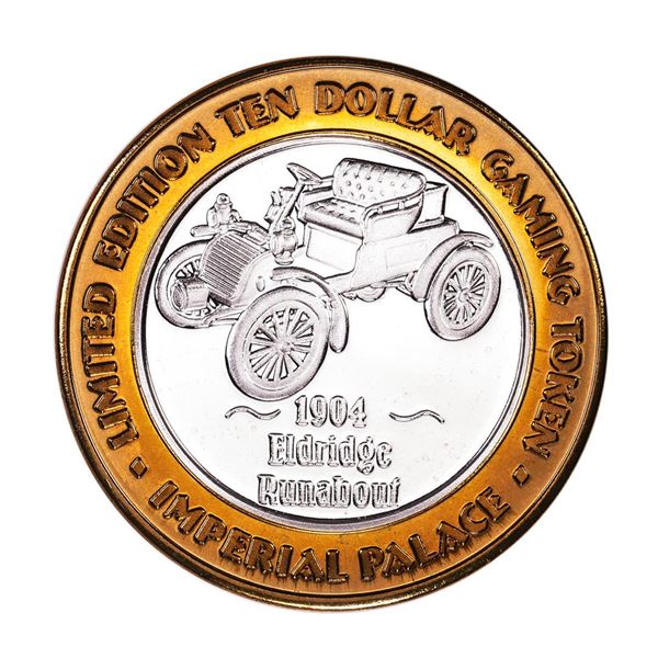 .999 Silver Imperial Palace Hotel & Casino Nevada $10 Gaming Token Limited Edition
