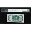 Image 2 : 1874 Fifth Issue 50 Cent Fractional Currency Note Fr.1381 PMG Gem Uncirculated 65EPQ