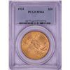 Image 1 : 1924 $20 St. Gaudens Double Eagle Gold Coin PCGS MS64
