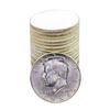 Image 1 : Roll of (20) Brilliant Uncirculated 1964-D Kennedy Half Dollar Coins