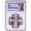 Image 1 : 1985Mo Mexico 1 Onza Libertad Silver Coin NGC MS67