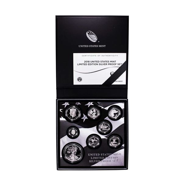 2018 United States Limited Edition Silver Proof Set with Box & COA