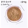 Image 1 : 1898 $10 Liberty Head Eagle Gold Coin