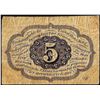 Image 2 : July 17, 1862 First Issue Five Cents Fractional Currency Note