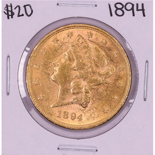 1894 $20 Liberty Head Double Eagle Gold Coin
