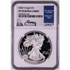 Image 1 : 2020-S $1 Proof American Silver Eagle Coin NGC PF70 Ultra Cameo Edmund Moy Signature