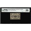 Image 1 : 1863 Third Issue Three Cents Fractional Note Fr.1226 PMG Ch. About Uncirculated 58