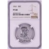 Image 1 : 1961 Proof Franklin Half Dollar Coin NGC PF68