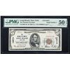 Image 1 : Serial Number 1 - 1929 $5 Long Beach, NY National Note CH# 13074 PMG About Unc. 50EPQ