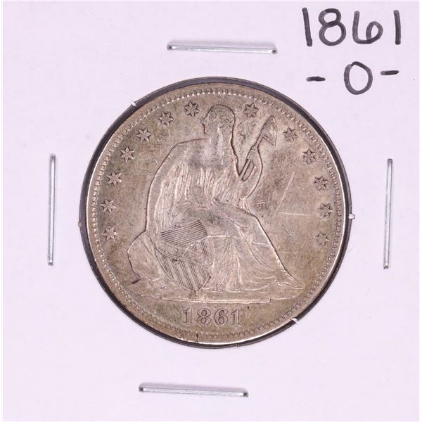 1861-O Seated Liberty Half Dollar Coin