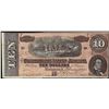 Image 1 : 1864 $10 Confederate States of America Note