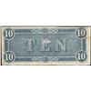 Image 2 : 1864 $10 Confederate States of America Note