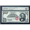 Image 1 : 1891 $50 Silver Certificate Note Fr.333 PMG Extremely Fine 40