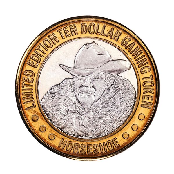 .999 Silver Binions Horseshoe $10 Casino Limited Edition Gaming Token