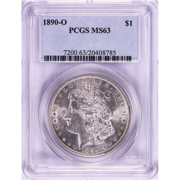 1890-O $1 Morgan Silver Dollar Coin PCGS MS63