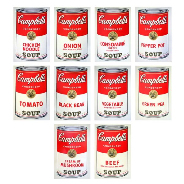 Andy Warhol "Soup Can Series I" Serigraph on Paper
