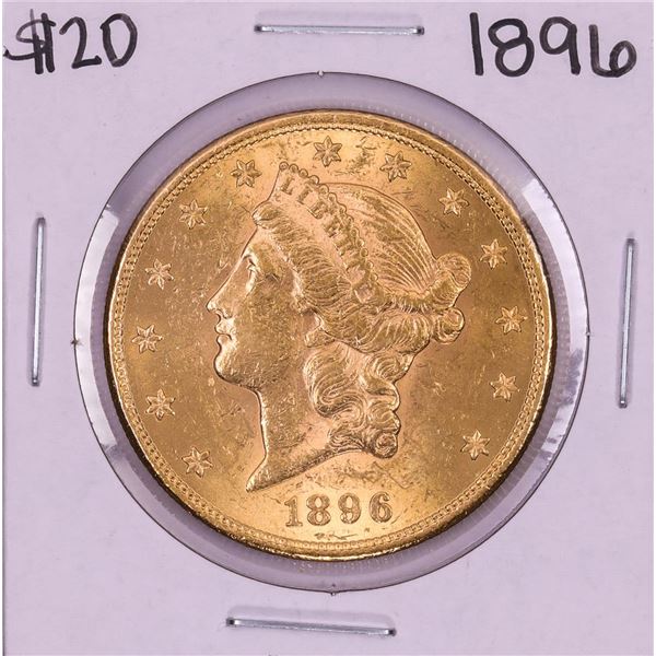 1896 $20 Liberty Head Double Eagle Gold Coin