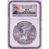 Image 1 : 2012 $1 American Silver Eagle Coin NGC MS70 First Releases