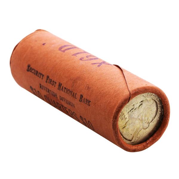 Original Bank Roll of (20) Brilliant Uncirculated 1961-D Washington Quarter Coins